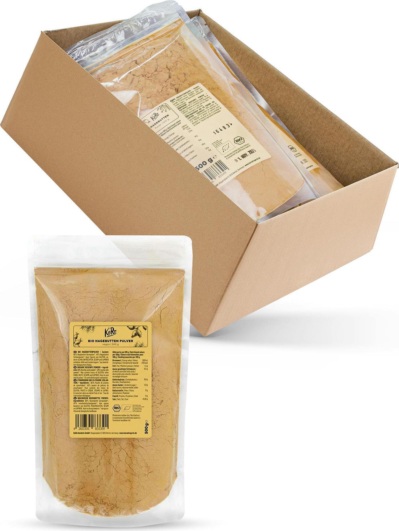 KoRo | Hagebutten Pulver 4 x 500 g HAGE_002_T4