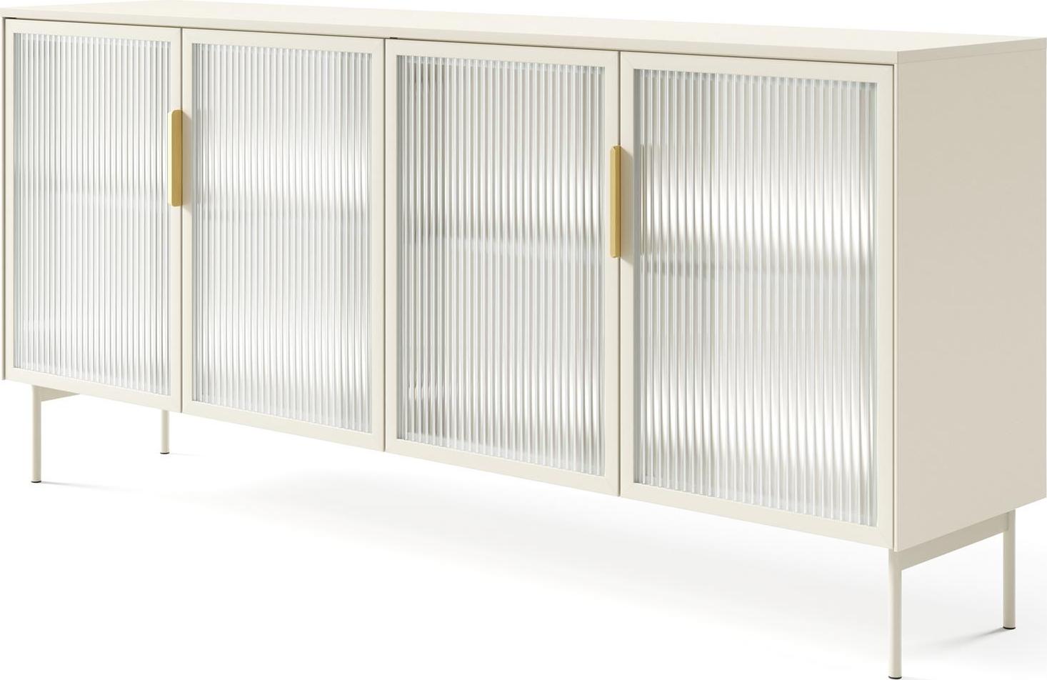 BETTSO ILUMI 4D breite Kommode aus Kaschmir für das Schlafzimmer