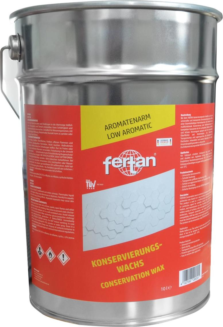 Fertan Konservierungswachs 10 l Eimer 29530
