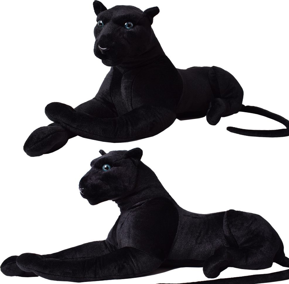 TE-IMPORTE TE-Trend Kuscheltier Panther 80 cm Plüschtier Stofftier Raubkatze Großkatze