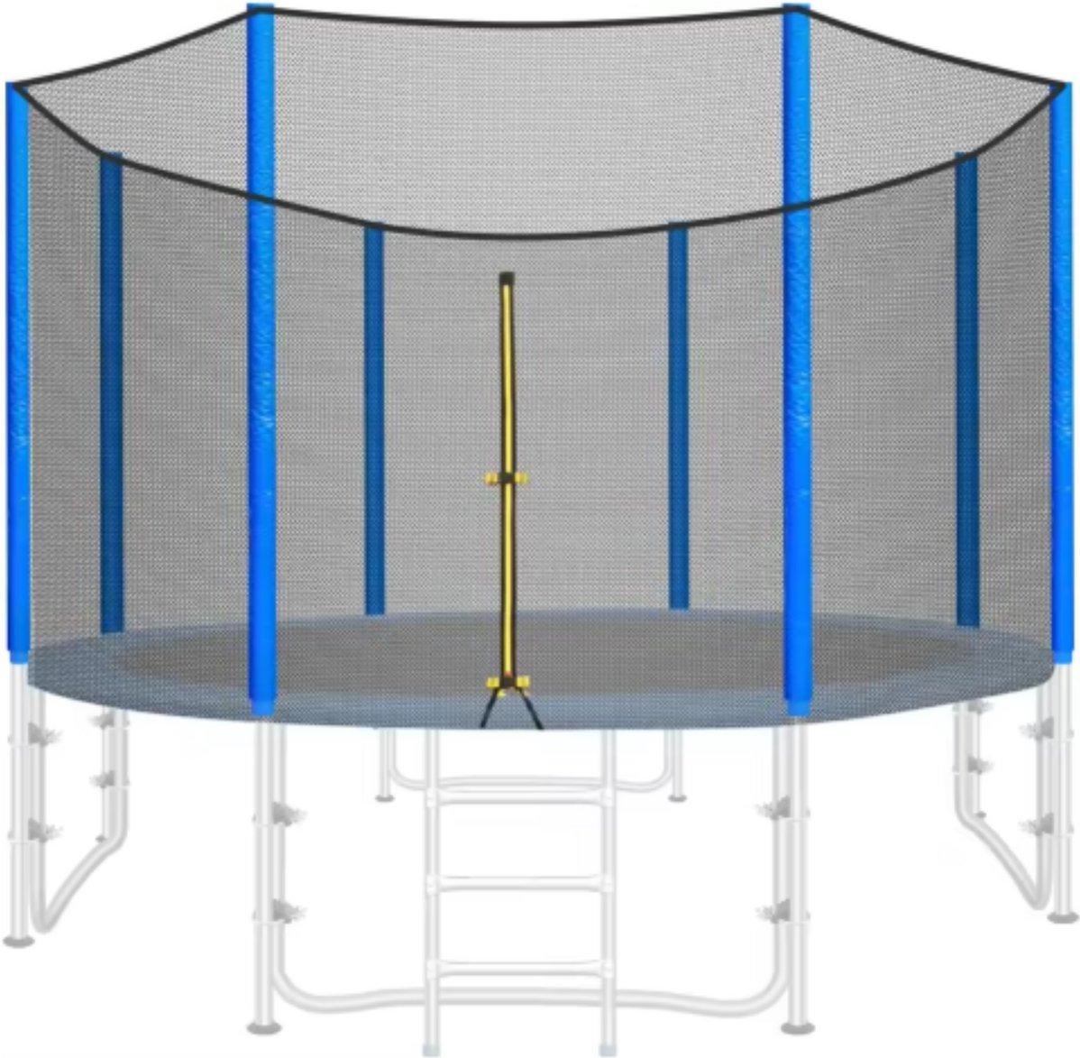 Bezpečnostná sieť Bolt Edge Trampoline Ø305cm – náhradná sieť pre okrúhle trampolínové rámy – odolná voči UV žiareniu a poveternostným vplyvom – s dvojitým zipsom