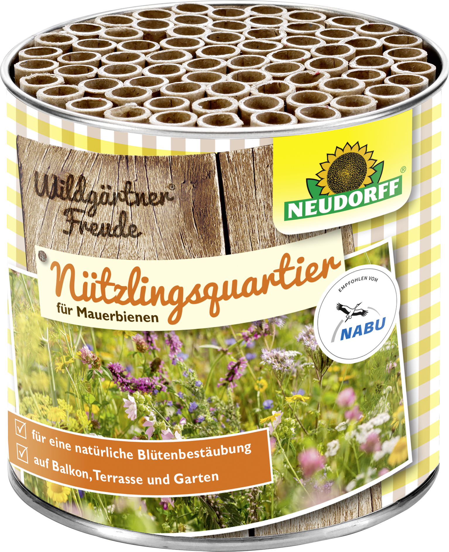 Neudorff Wildgärtner Freude Nützlingsquartier für Mauerbienen 00943