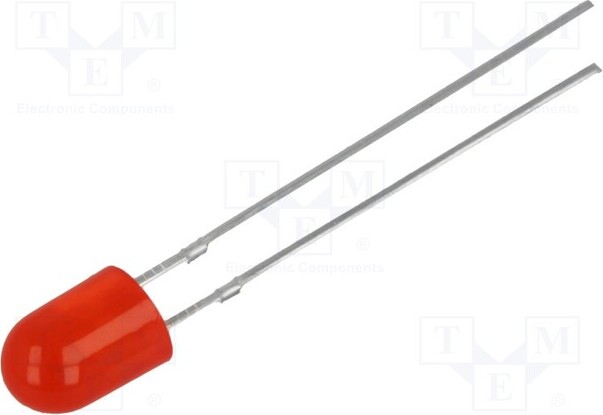 TNE 5x LED OSHR54A4B-KL LED Dioden THT oval 5,1x4,3mm 750÷1560mcd oval 100/40° rot _1GH_OSHR54A4B-KL