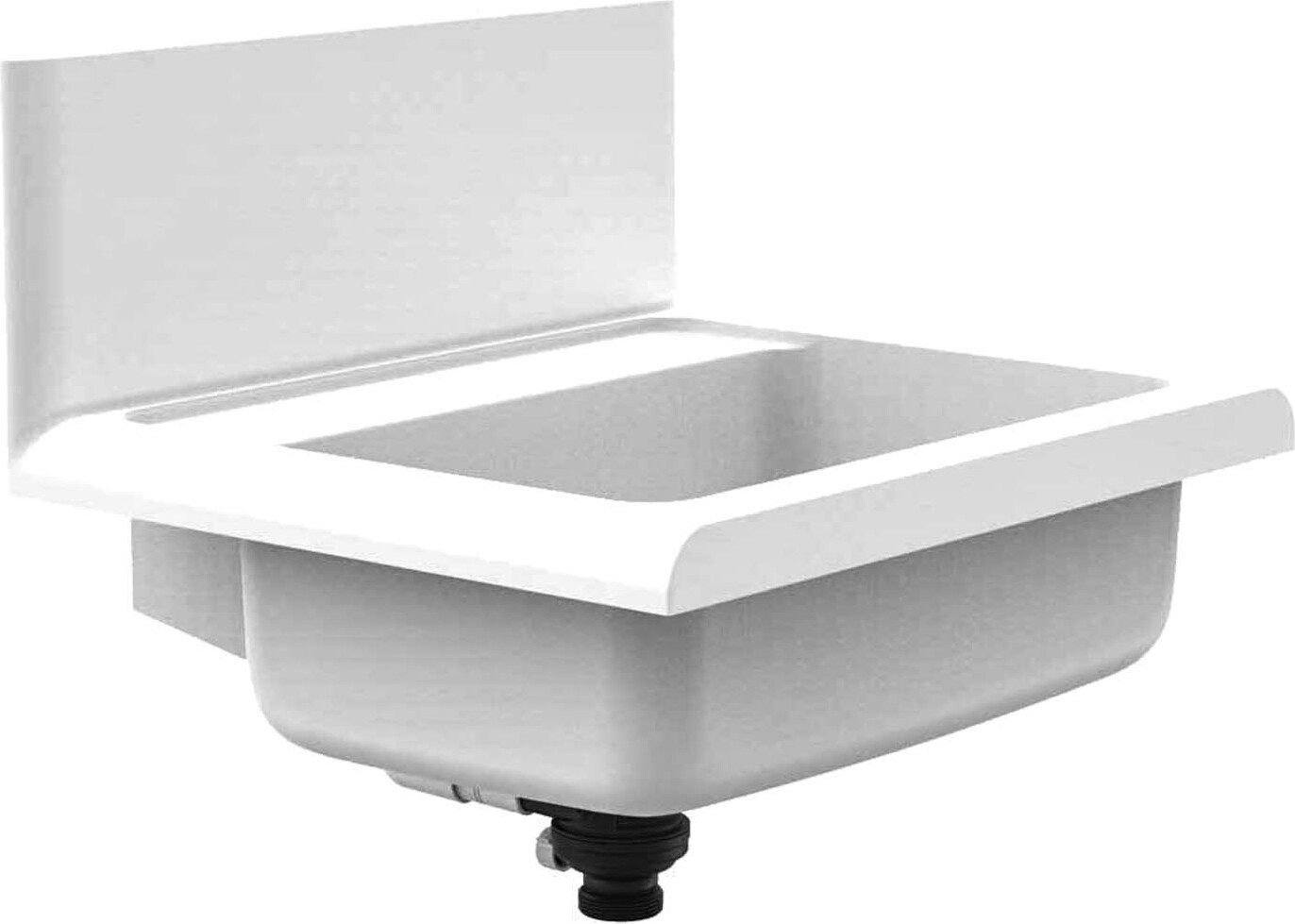 SANIT 60.012.01..0099 lineo Becken weiß m.verdecktem