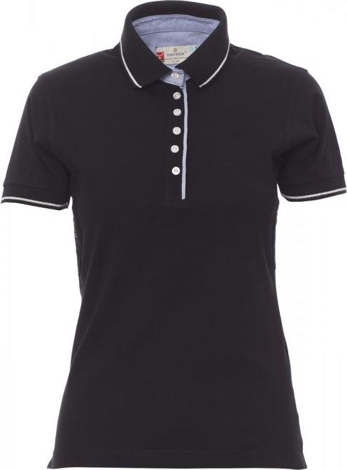 Damen Poloshirt "LEEDS" - Payper Schwarz/Weiss XS 78