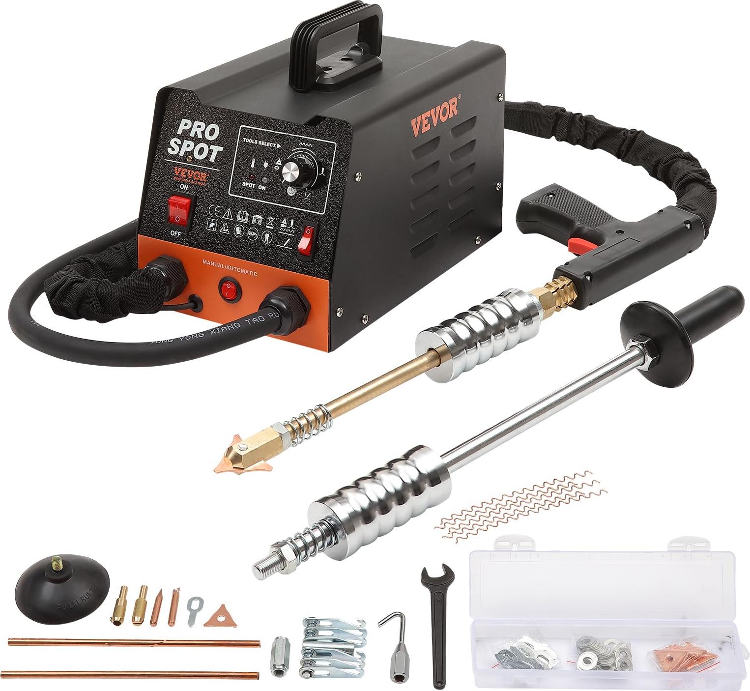 VEVOR Spot Welding Machine Dent Spotter 3kW Bolt Welding Machine Dent 6-in-1 Wel