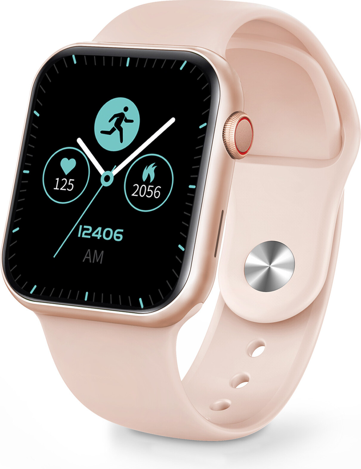 SOONTEC Watch Smartwatch Series 8 Rose Gold | 43 mm Full Touch BT 5.2 BLE 3.0 10 športových režimov Vodotesné