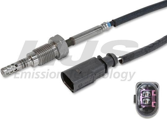 HJS Emission Technology HJS 92 09 4054 Abgastemperatursensor für VW Transporter V Bus (7HB, 7HJ, 7EB, 7EJ, 7EF, 7EG, 7HF, 7EC) M14x1.5 444mm