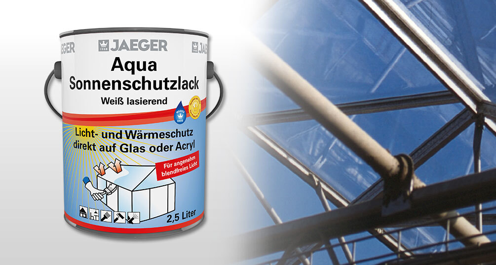 Paul Jaeger GmbH & CO.KG Jaeger Aqua Sonnenschutz Lack 2,5L weiß lasierend