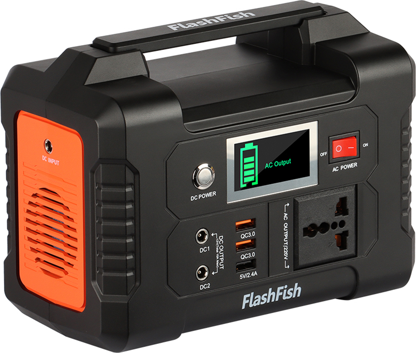 Flashfish E200 200W elektrocentrála Power Station 40800mAh 151Wh (špičkový 250W) prenosný elektrocentrál solárny generátor skladovanie energie pre dom
