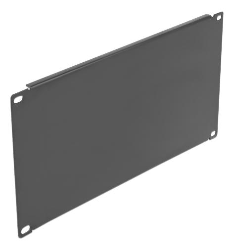 DELOCK 19" sieťový kryt skrine 4 U čierny