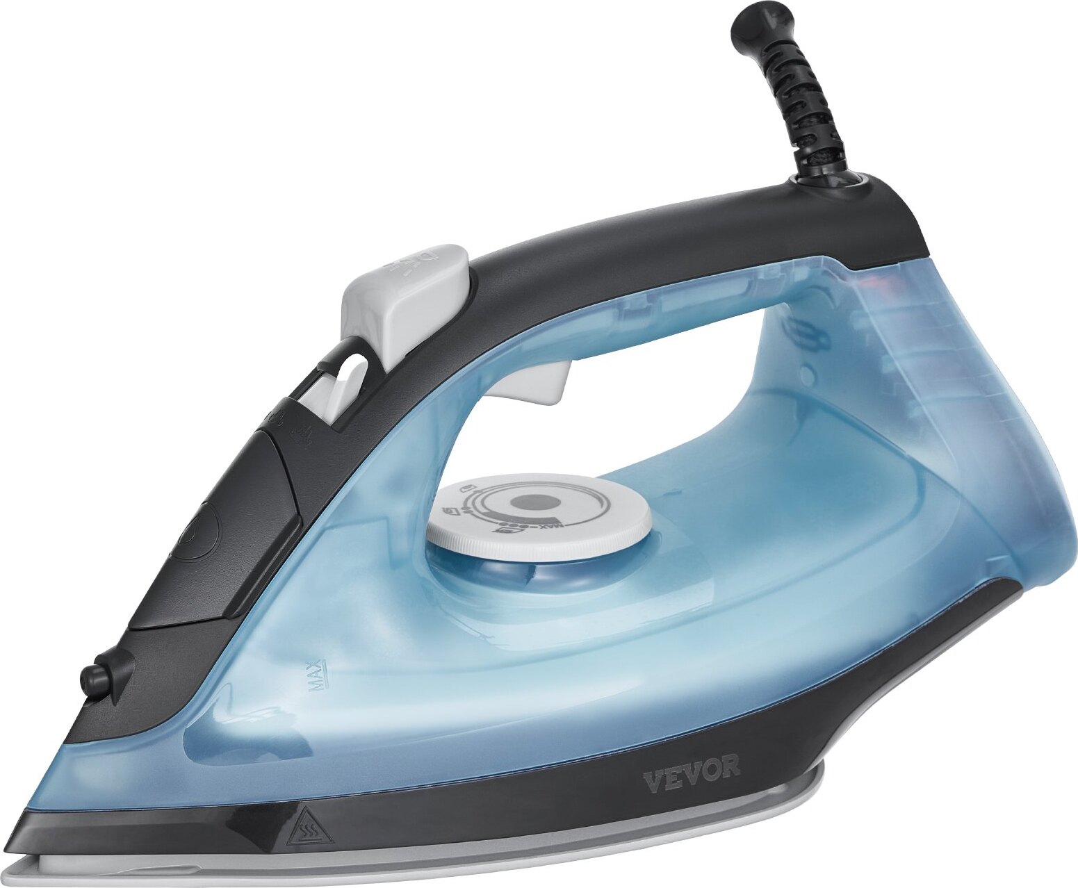 Topdeal Dampfbügeleisen 1600W Bügeleisen Kleidung Selbstreinigung Bügeln Blau
