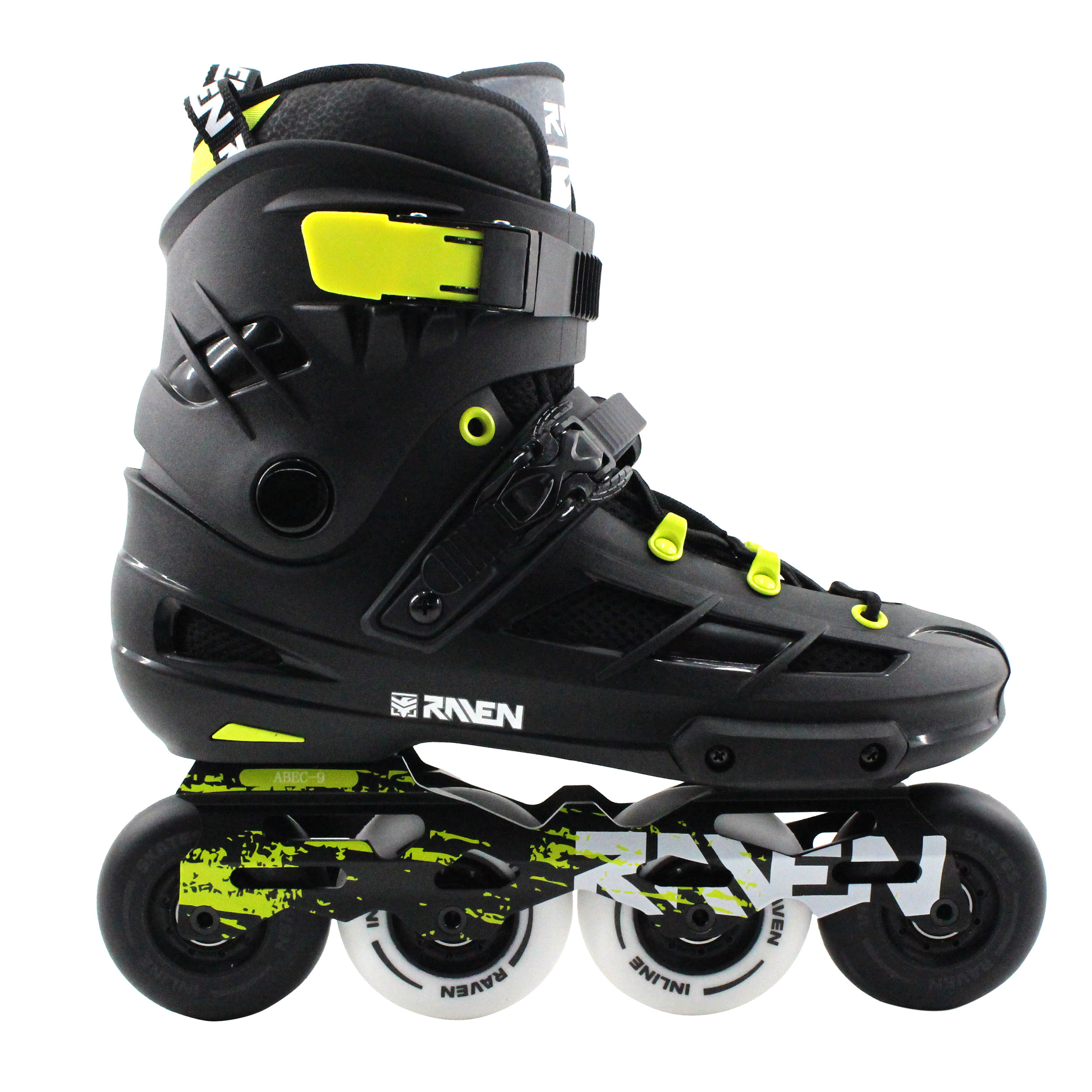 Inlineskates Inliner Raven Vestor Black/Lime 40(25cm)