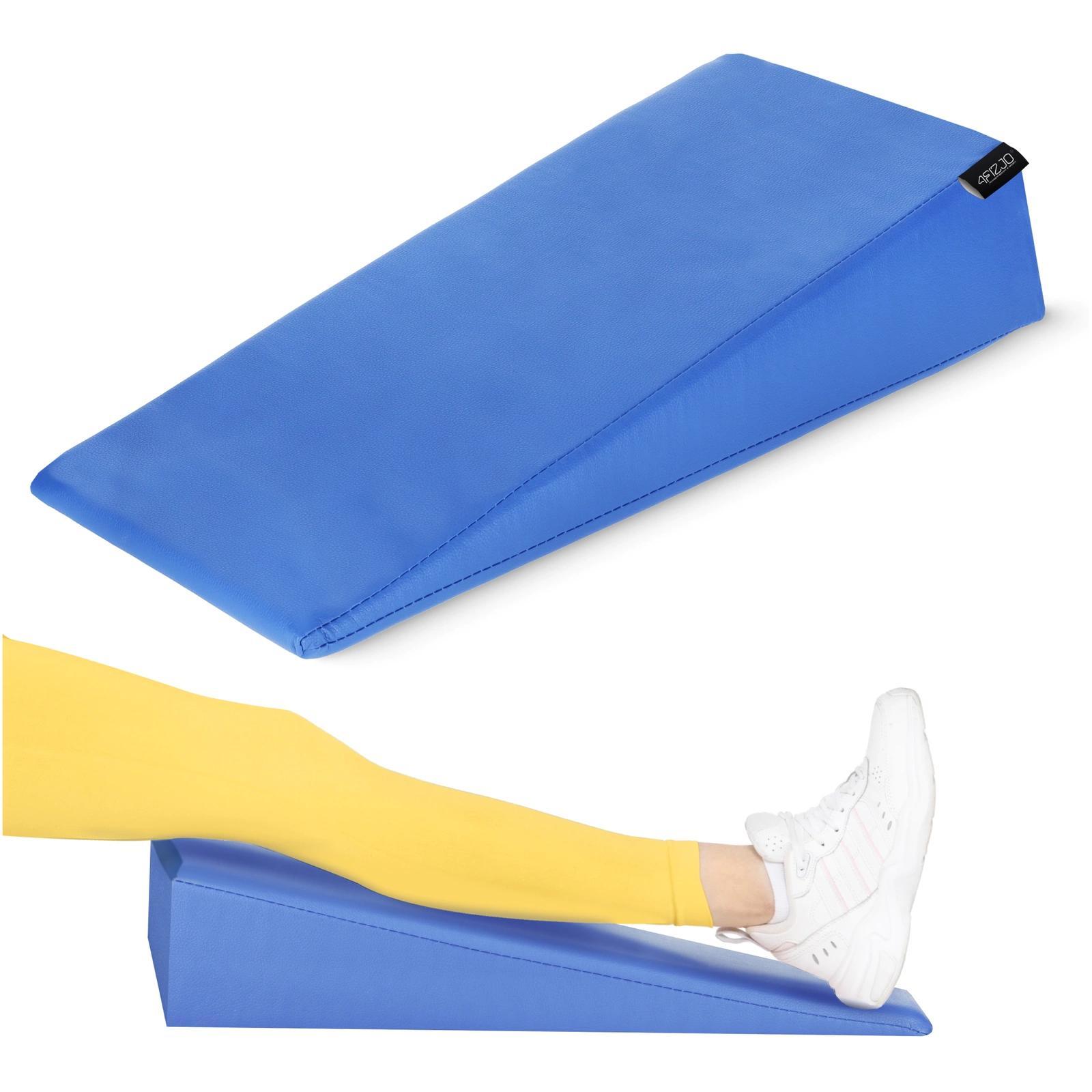 4FIZJO Rehabilitationskeil, Lagerungskissen für Massage, Therapie und Pflege, Blau