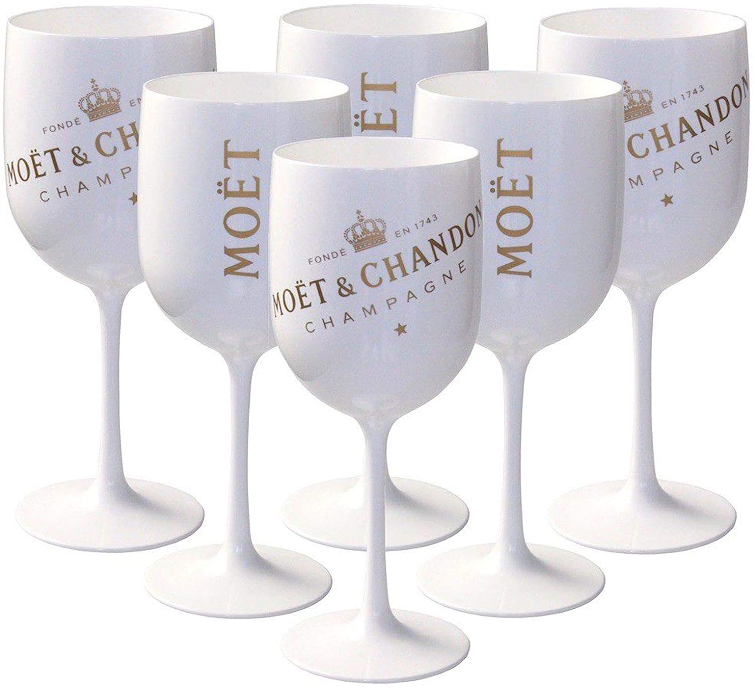 Rose Gold NEU OVP Moet & Chandon Champagner Glas Gläser Kupfer