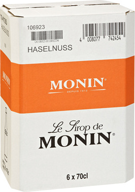 Monin Haselnuss Sirup 6 x 0,7 l