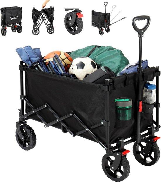 OEM Faltbare Strandtrolley 100kg Kapazität mit Bremse und Becherhalter 2026