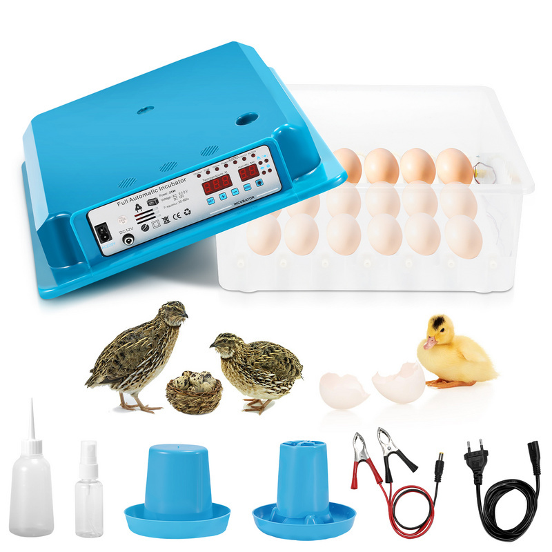 Clanmacy Brutmaschine Brutthermometer Hühnereier Brutapparat Inkubator fur 36 Hühnereier RL-PS9458-1-GD