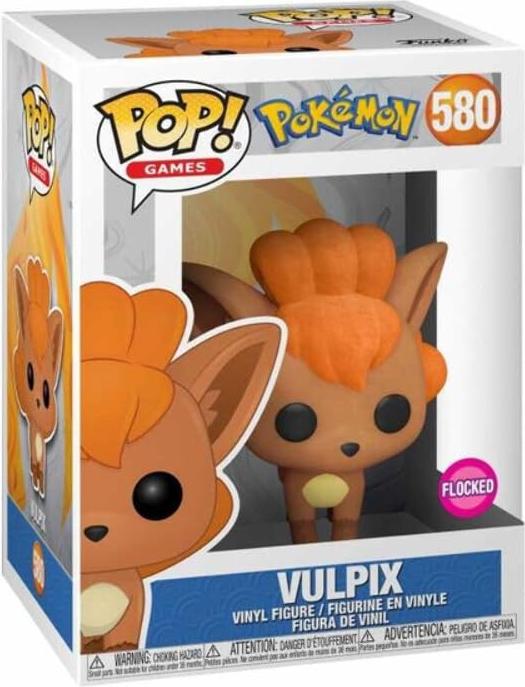 Pokmon - Vulpix Goupix 580 Flocked - Funko Pop! - Vinyl Figur