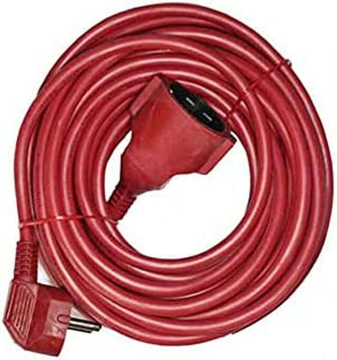 Verlängerungskabel EDM 23601 Rot 15 m Flexibel