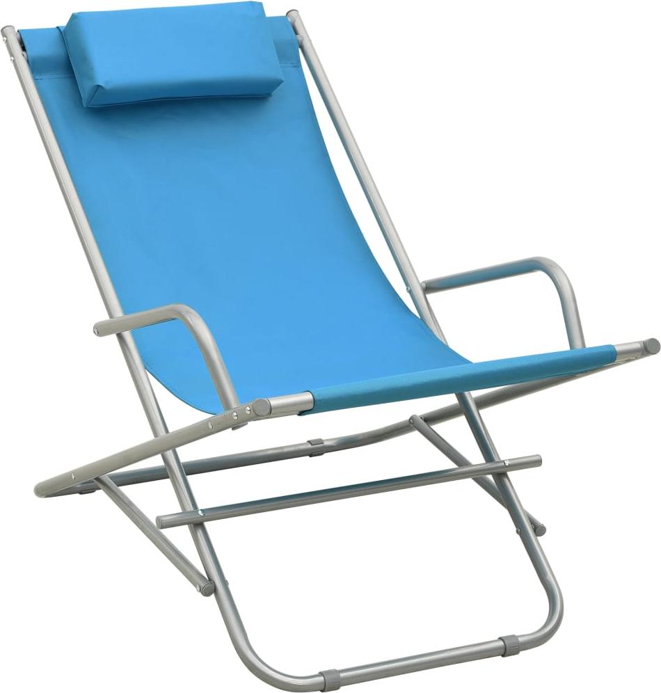 vidaXL Hojdacie kreslá 2 ks Steel Blue
