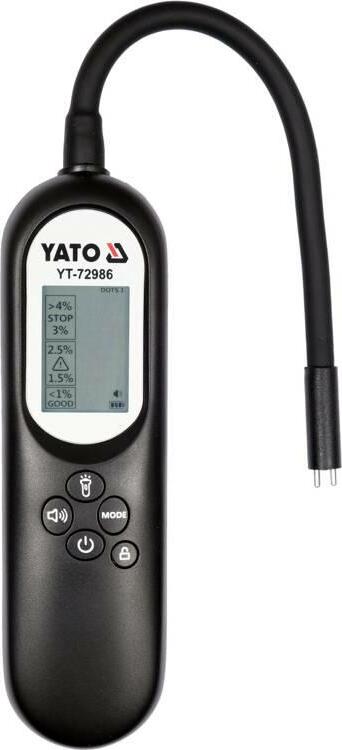 YATO Bremsflüssigkeitstester YT-72986 Akku 130g