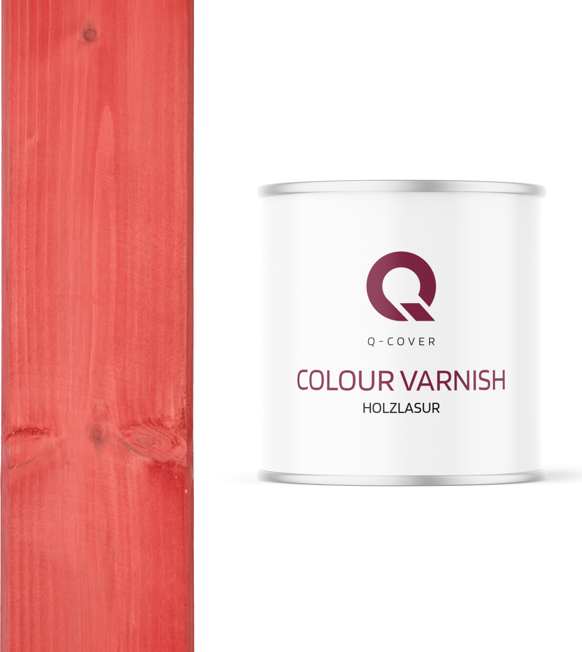 Q-Cover Holzlasur | Rosa 2,5 L Satin | Holzschutz | | Holzschutz |lasur Lasur Wasserbasierte Innen Außen Lasur Abperleffekt Lasur Für Holz