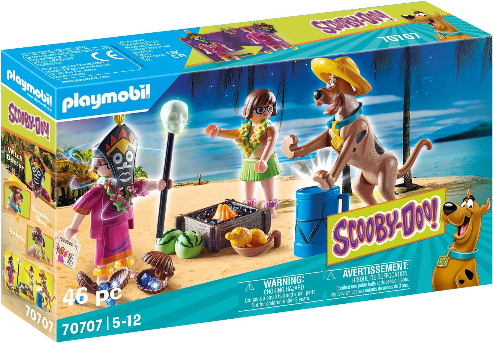 PLAYMOBIL Scooby Doo! 70707 SCOOBY-DOO! Abenteuer mit Witch Doctor