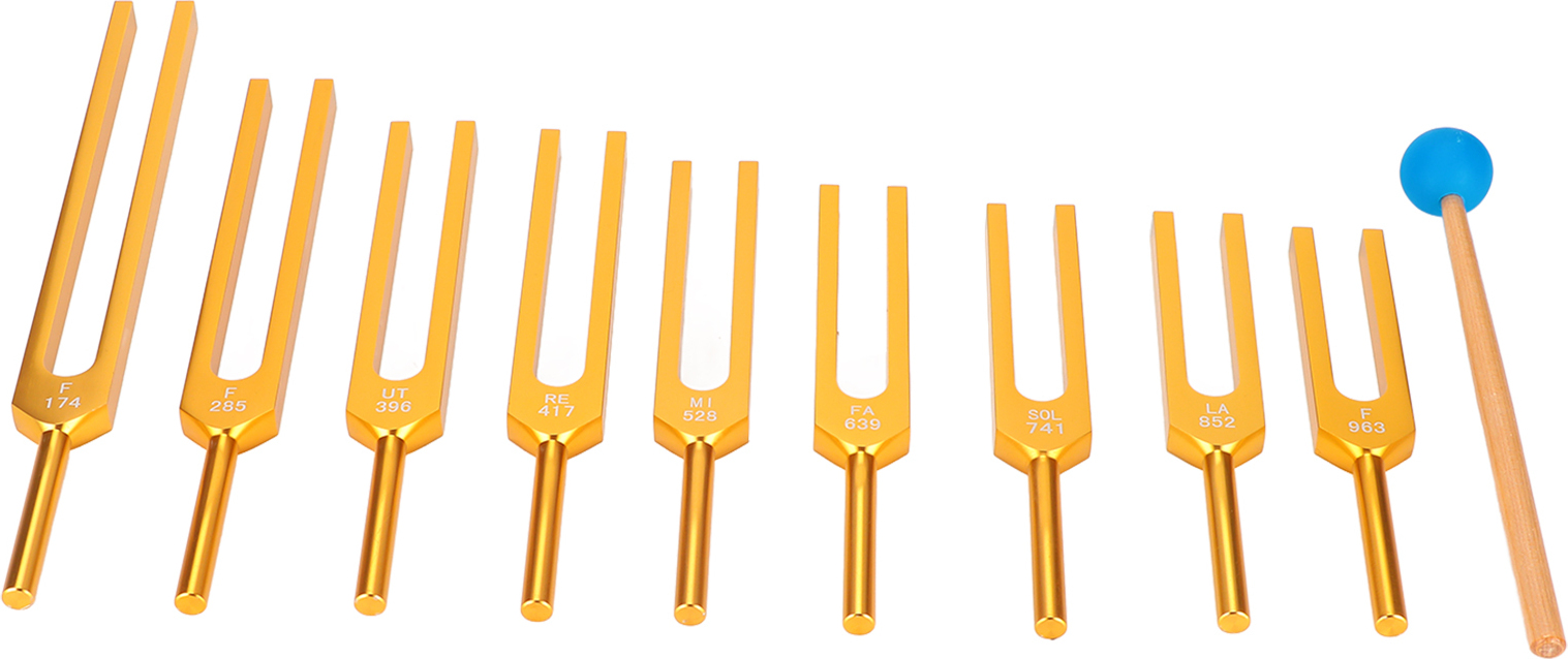 Cocosity Tuning Fork Set Aluminium Alloy Resonant Tuning Fork Tuning Fork Virbration Instrument