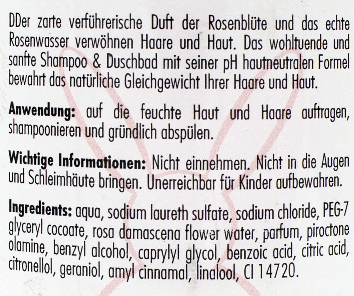 Haslinger Rose Blossom Sprchový kúpeľ a šampón 200ml 2902