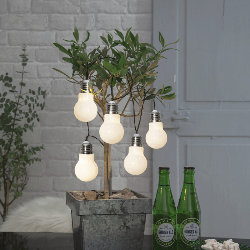 Star Trading 729-05, Weiß, 6 h, 18 h, 5 Glühbirne(n), LED, Tageslicht