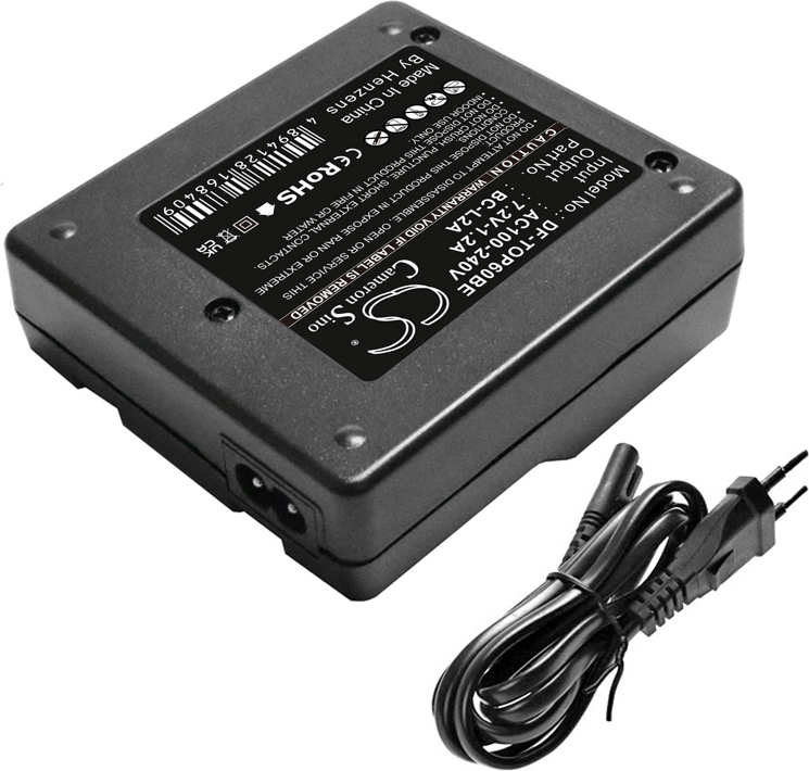 Techtek DF-TOP60BE Ladegerät Kompatibel mit [Sokkia] a SET300, CX, CX Total Stations, CX-101, CX-103, DL30, DX series total stations, ES, FX Total Stations,