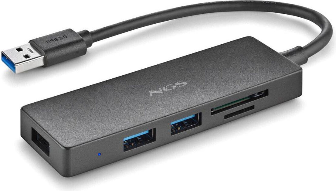 Hub USB NGS IHUBREADER USB x 3 Hub Reader 3.0