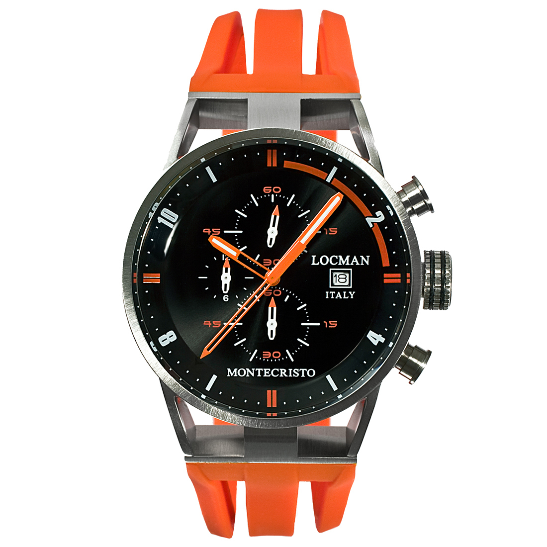 Chronograph Locman Orange Kollektion Montecristo - mann