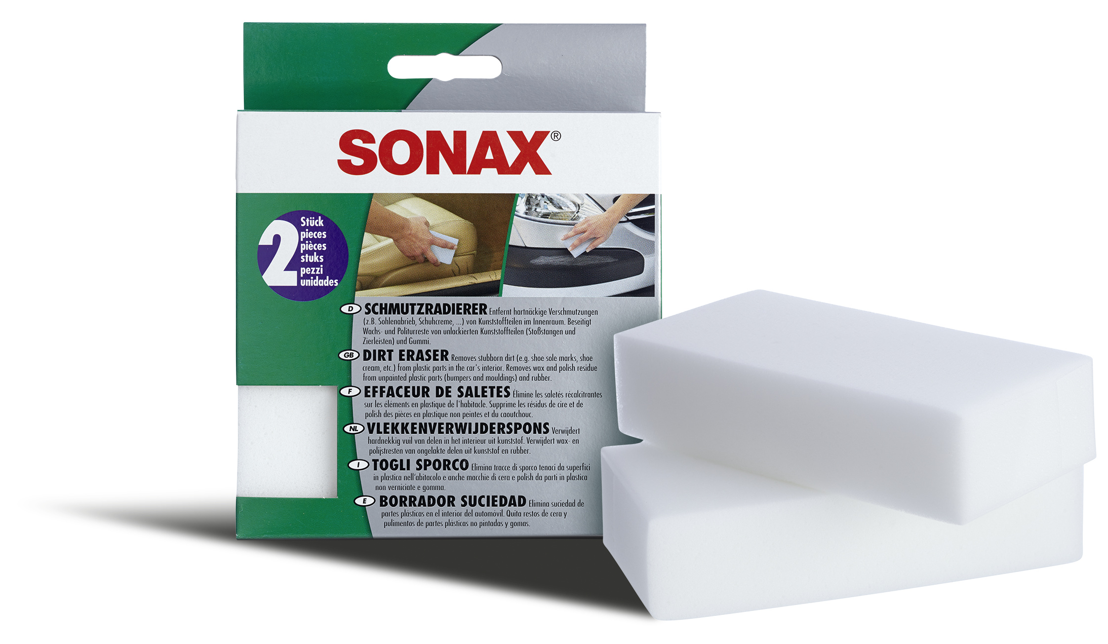 SONAX SchmutzRadierer (2 Stück) 04160000