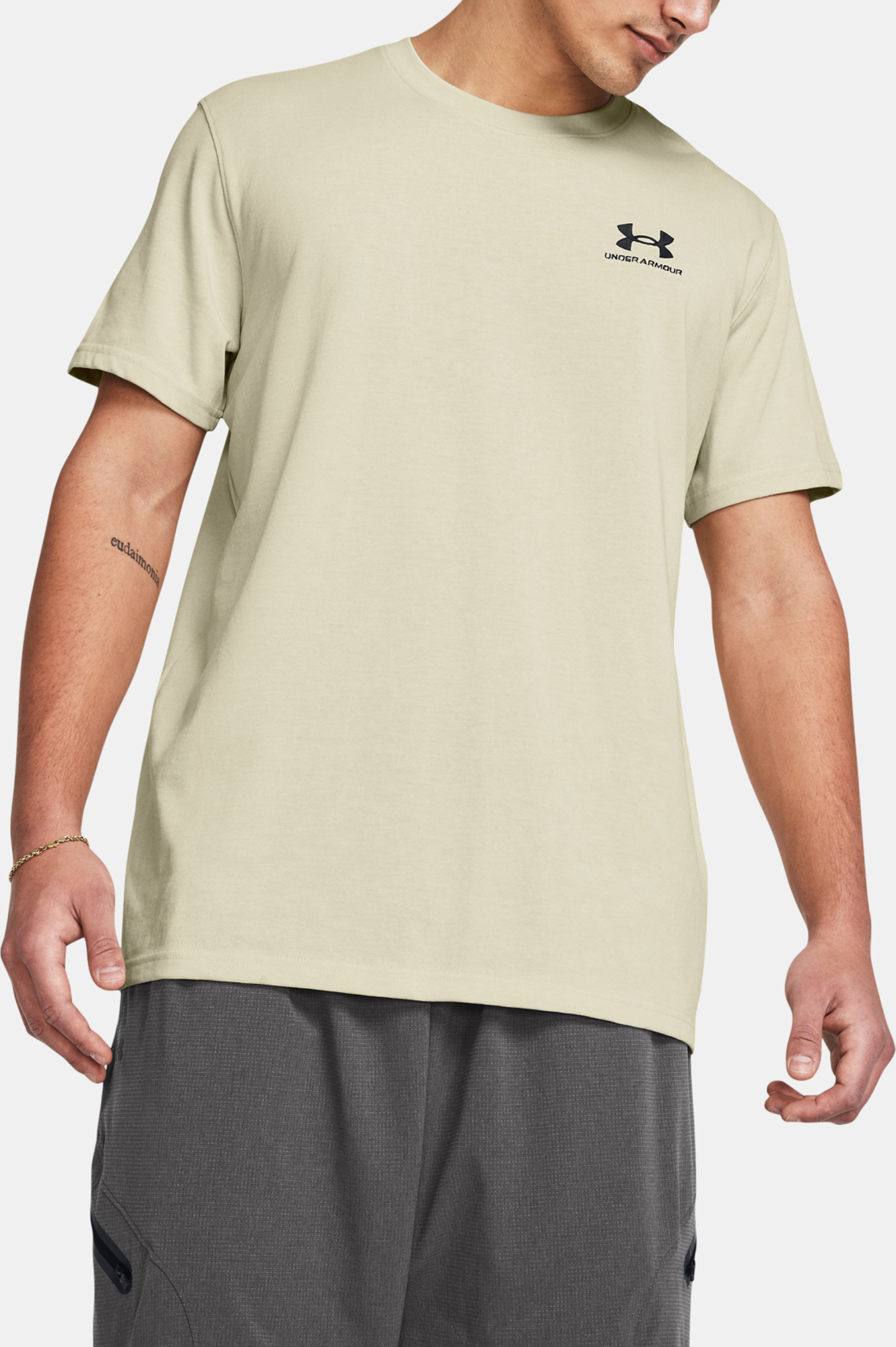 Herren T-Shirt Under Armour Logo Emb Heavyweight SS, Größe: XXL 1373997-273__XXL