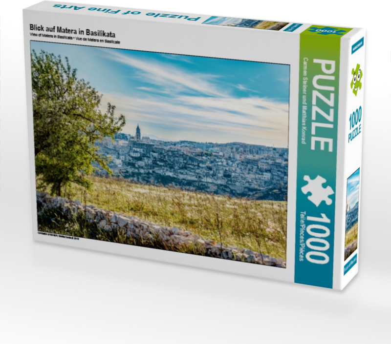 Calvendo Blick auf Matera in Basilikata 1000 Teile Puzzle quer 640x480mm, Steiner und Matthias Konrad Ca; 7337621