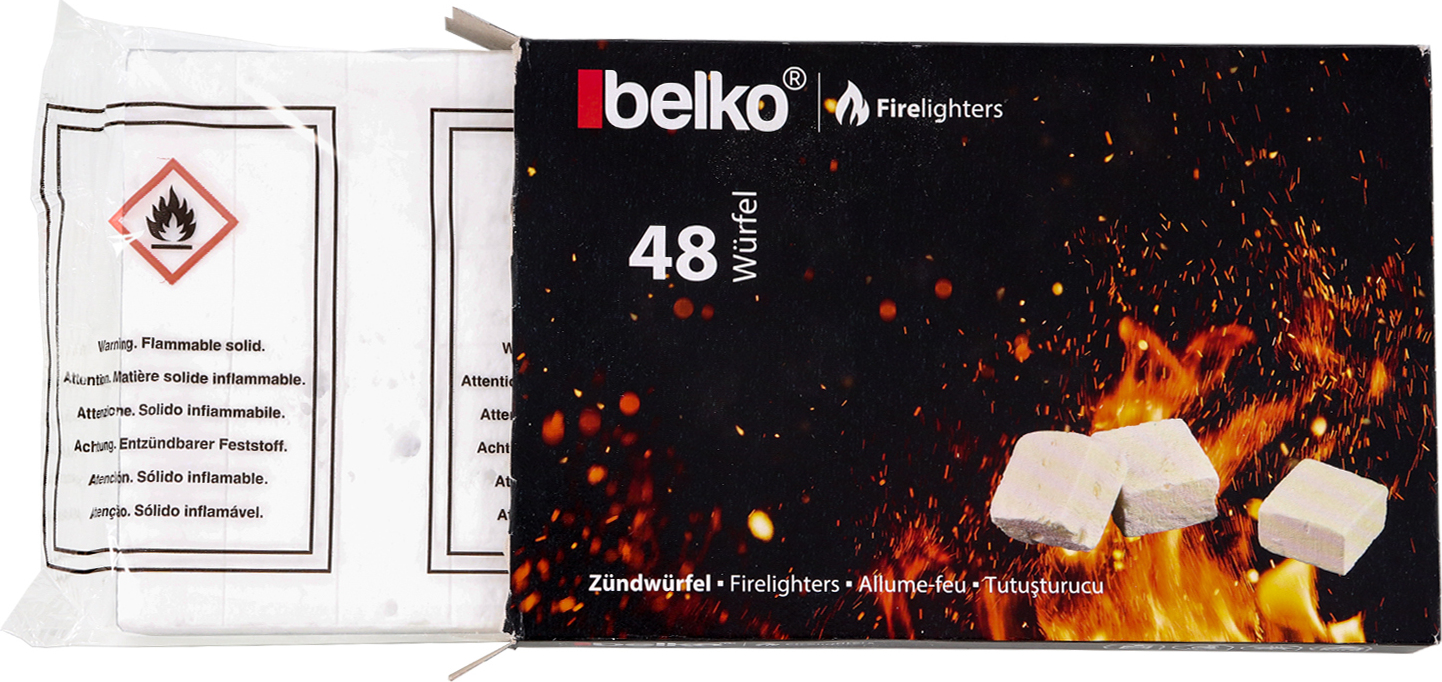 Flammingo® Anzündwürfel auf Kerosinbasis, weiß, 2x48 Stück, 360g WHITECUBE96