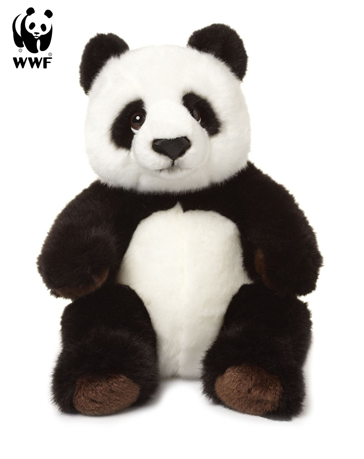 WWF Bon Ton Toys  Panda Bär Kuschelbär 30 cm Sitzhöhe 22 cm Neu für Weihnachten 