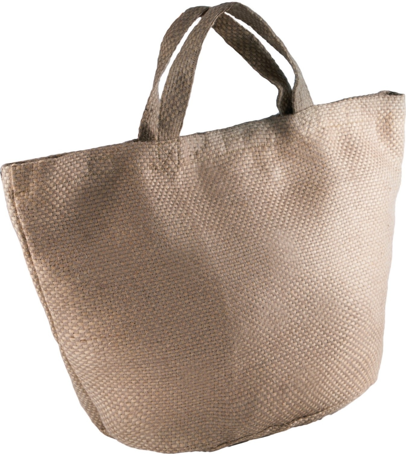Kimood moderne Damen Jute Tasche (2 Stück/Packung) RW6671 (Einheitsgröße) (Natur / Cappuccino) UTRW6671