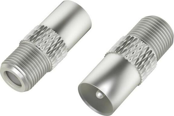 Hama SAT-Adapter-Set F-Kupplung - Koax-Stecker/F-Kupplung - Koax-Kupplung ( 00205313