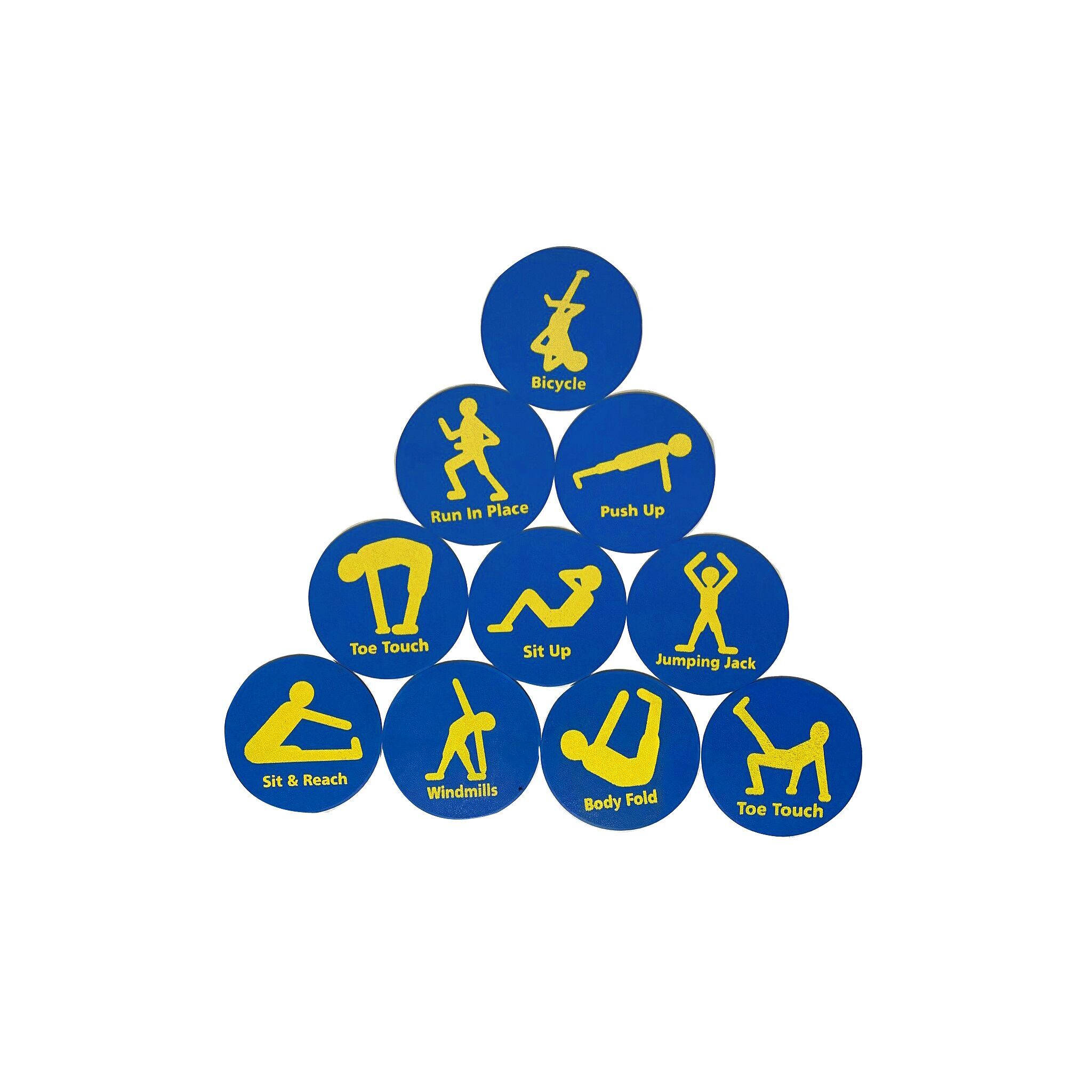 Sport-Thieme Bodenmarkierungs-Set "Zirkeltraining"
