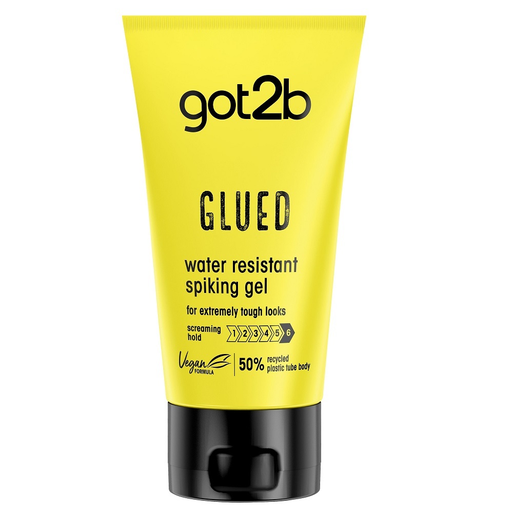 Assorted Glued Spiking Gel Waterproof Hair Gel 150ml Got2B GOT2B_Glued Water Resistant Spiking Gel