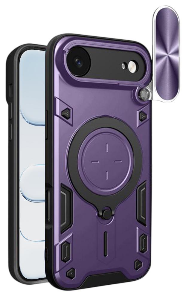 Techsuit - CamGuard Pro Hülle für iPhone 17 Air - lila