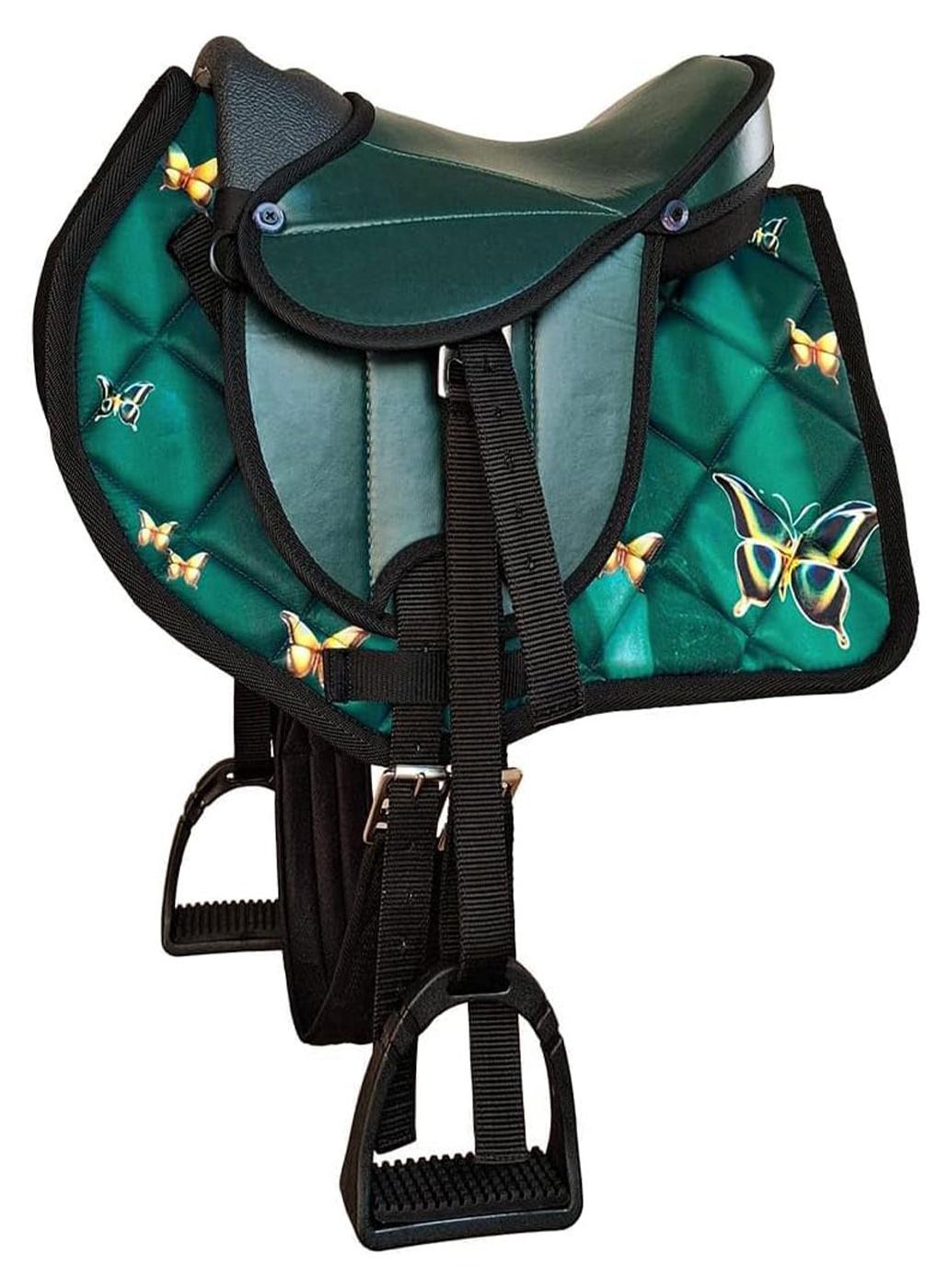 BRAMA WEST My Little Butterfly - Kinder Sattel Set