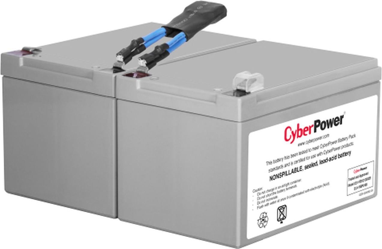 CyberPower Replacement Battery Pack RBP0106 für PR1000ELCD, Plombierte Bleisäure (VRLA), 24 V, 2 Stück(e), Grau, CyberPower PR1000ELCD, 7,6 kg