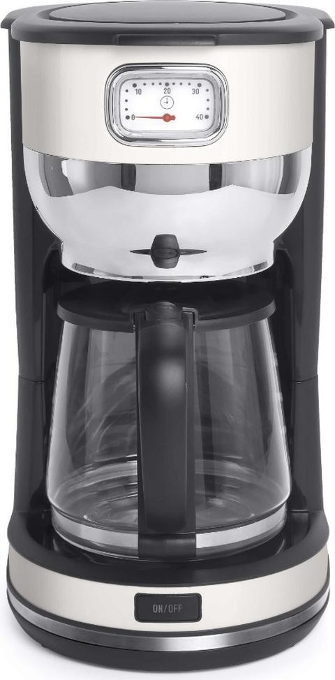 Filterkaffeemaschine 10 tassen 1000 w weiß - Muse MS-220SC