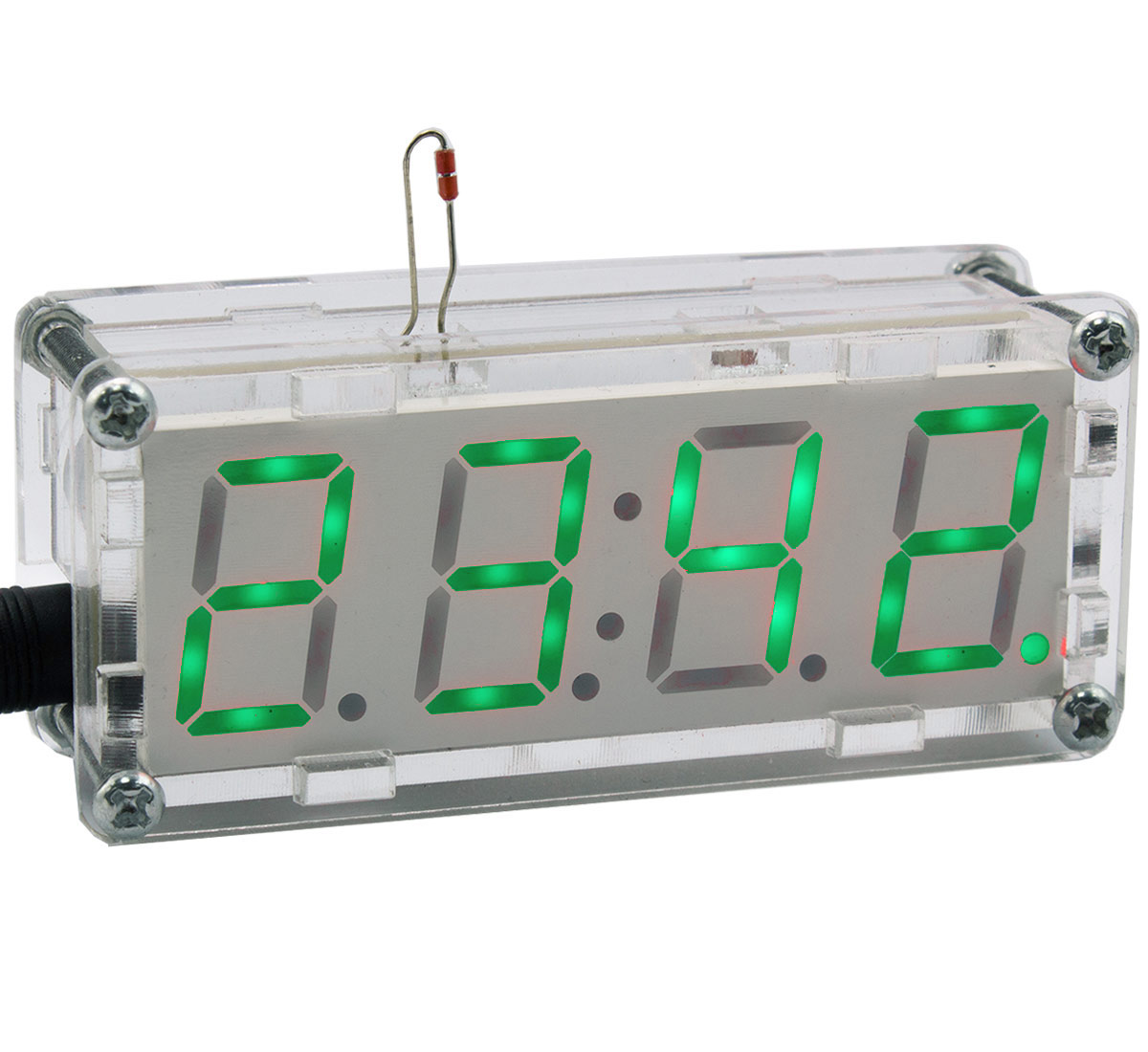 Mini Auto Uhr, Fahrzeug Elektronische Digitaluhr, LCD Digital