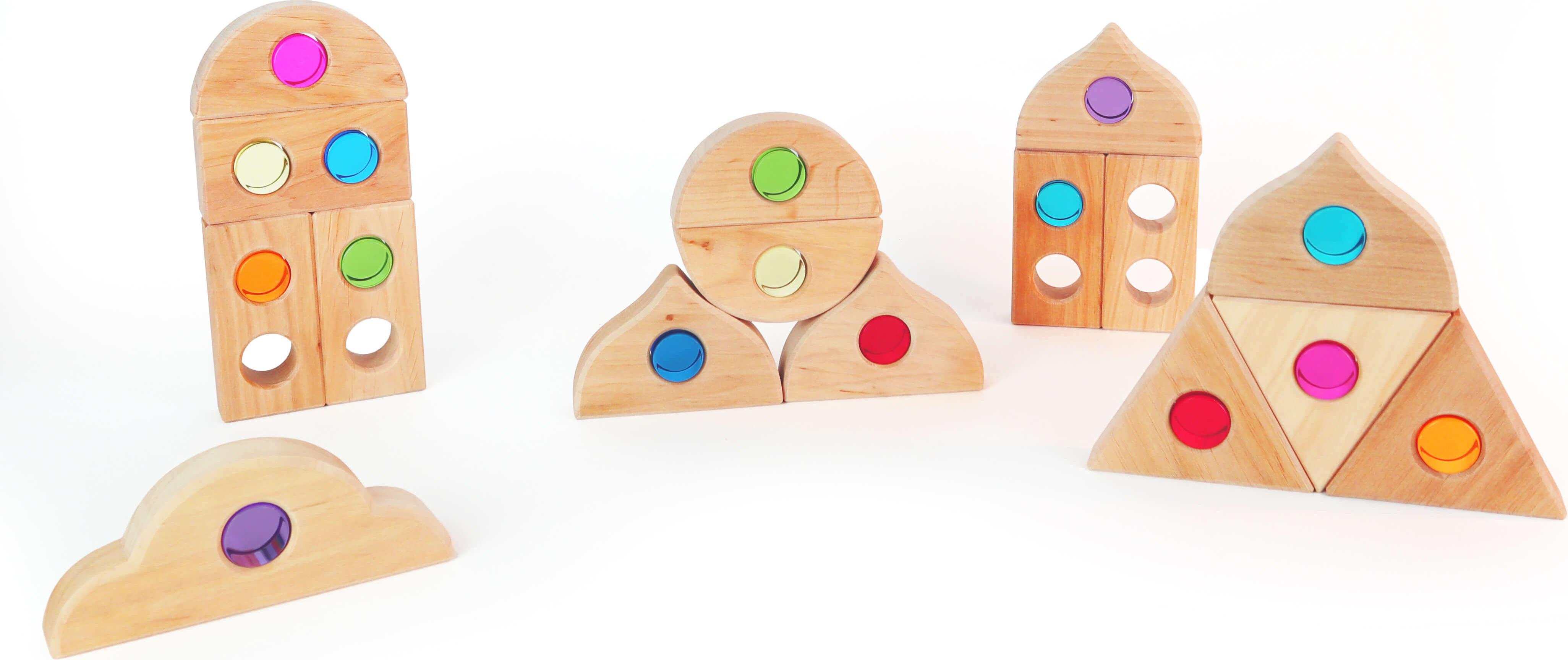 Bauspiel Lichtbauzylinder 16 Teile