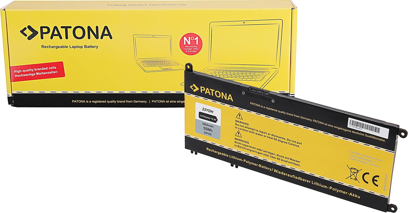 PATONA 2872, Akku, DELL, DELL P71F, P71F001 Inspiron 13 7353 Inspiron 15 7577 Inspiron 15 7588 Inspiron 17 7000 Inspiron 17...